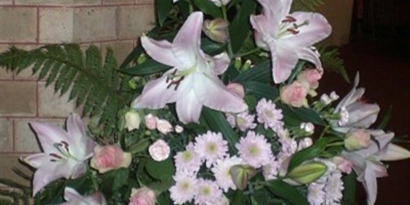 Flowers at Wedding August 2015