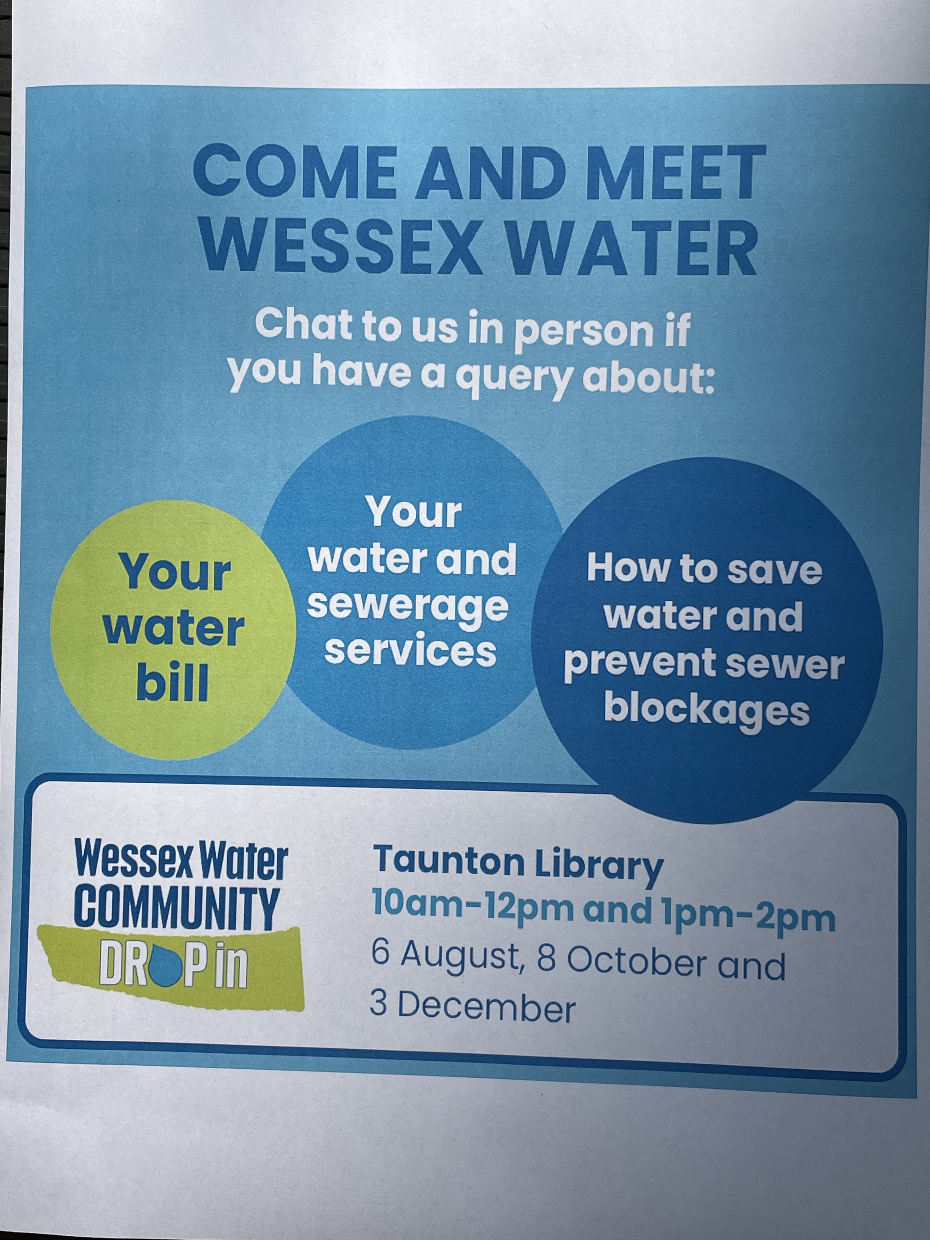 Wessex water poster