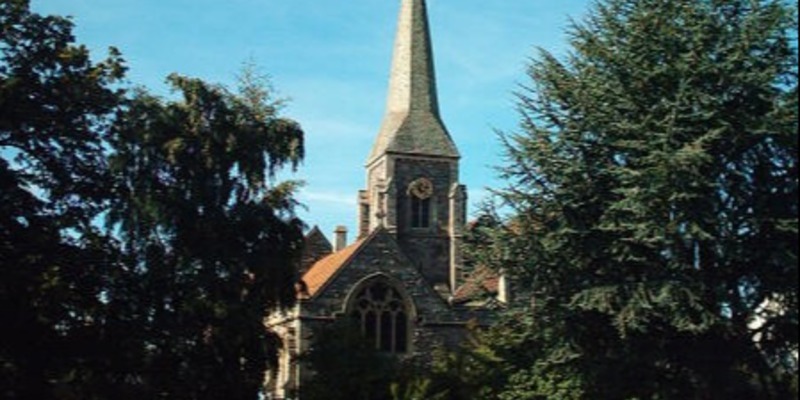 Church from green